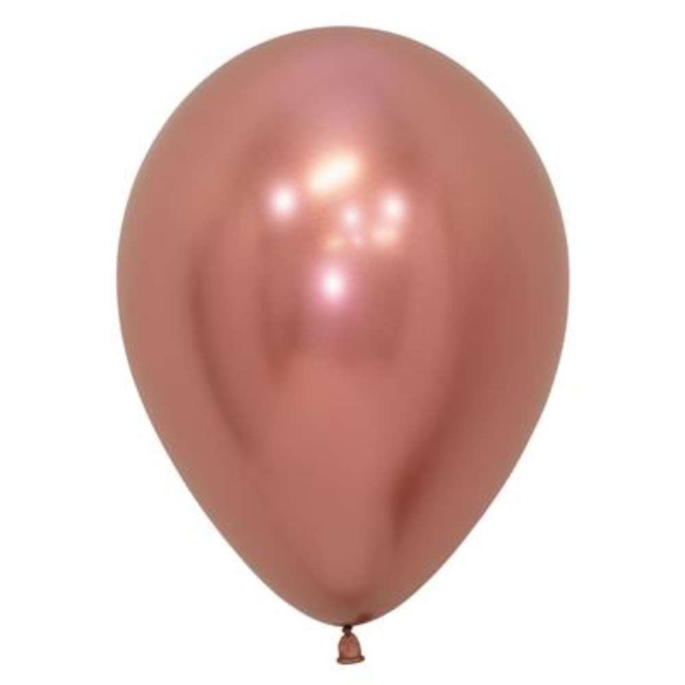 50ct Latex Balloon 12in Reflex Rose Gold Sempertex - Tiger Feet Ireland