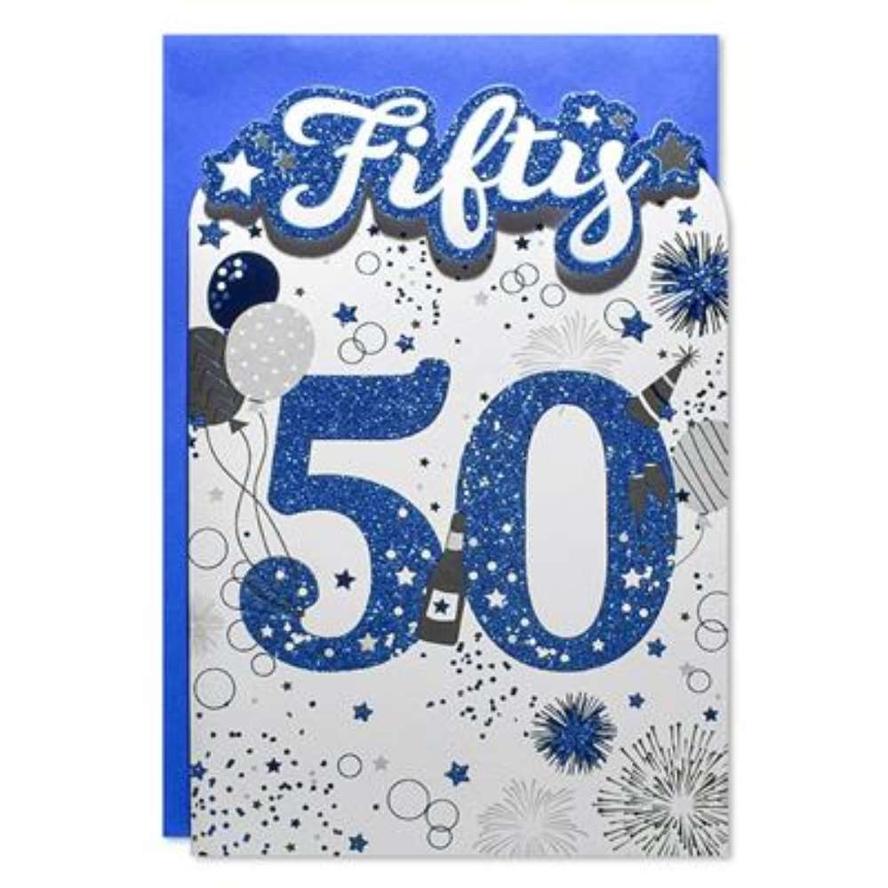 6pk Cards C75 Birthday Age 50 - Tiger Feet Ireland