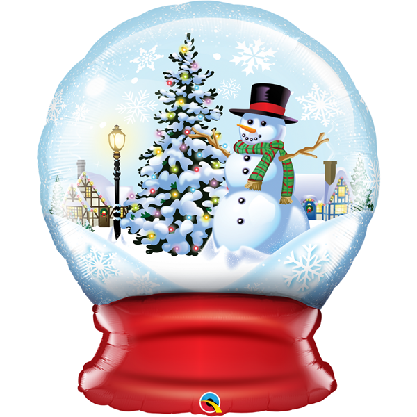 Foil Balloon 36" Supershape Snow Globe - Tiger Feet Ireland