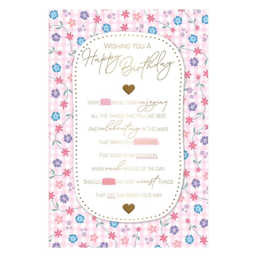 6pk Cards C75 Birthday Mum - Tiger Feet Ireland