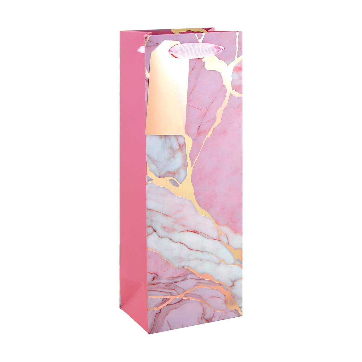 6pk Gift Bag Pink Marble Bottle - Tiger Feet Ireland