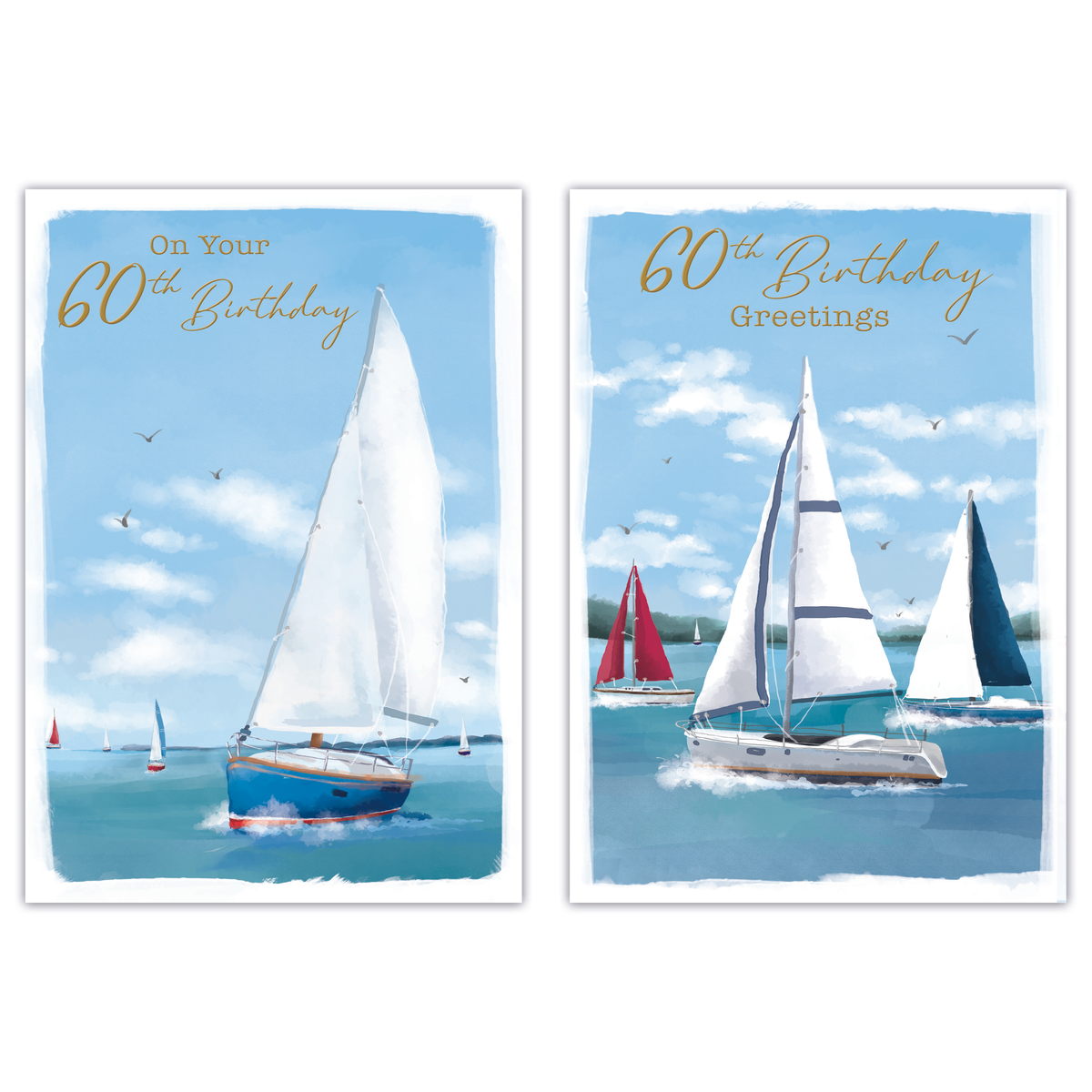 12pk Cards C50 Birthday Age 60 - Tiger Feet Ireland