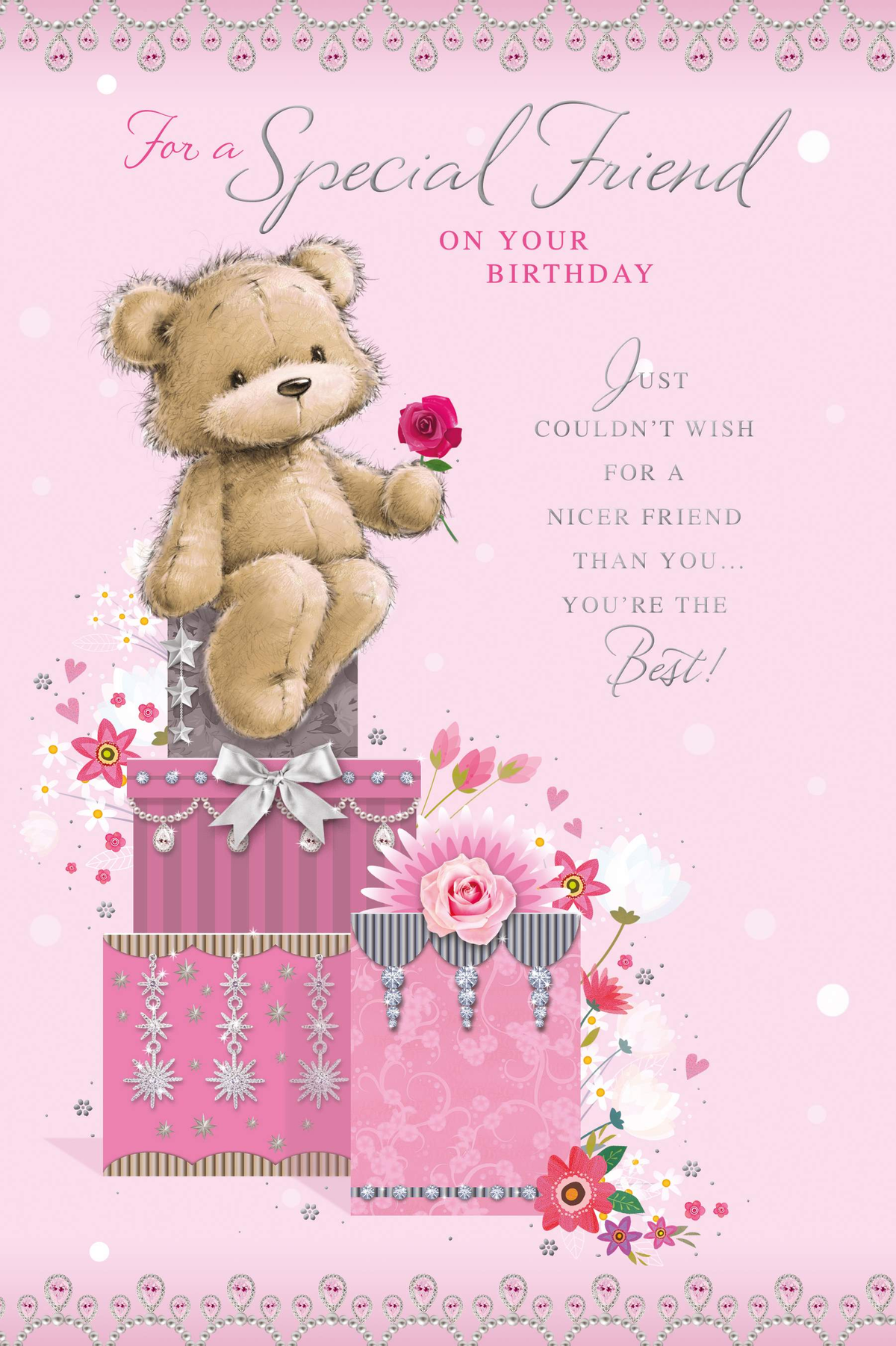 6pk Cards C75 Birthday Friend - Tiger Feet Ireland