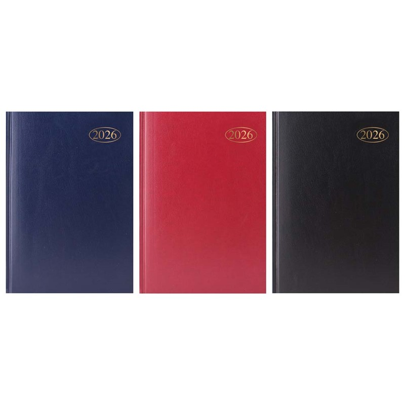 2026 A5 Diary Day A Page Commercial Split Sat/Sun - Tiger Feet Ireland