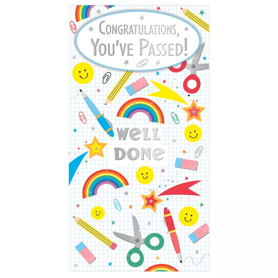 6pk Cards C55 Congratulations You've Passed - Tiger Feet Ireland