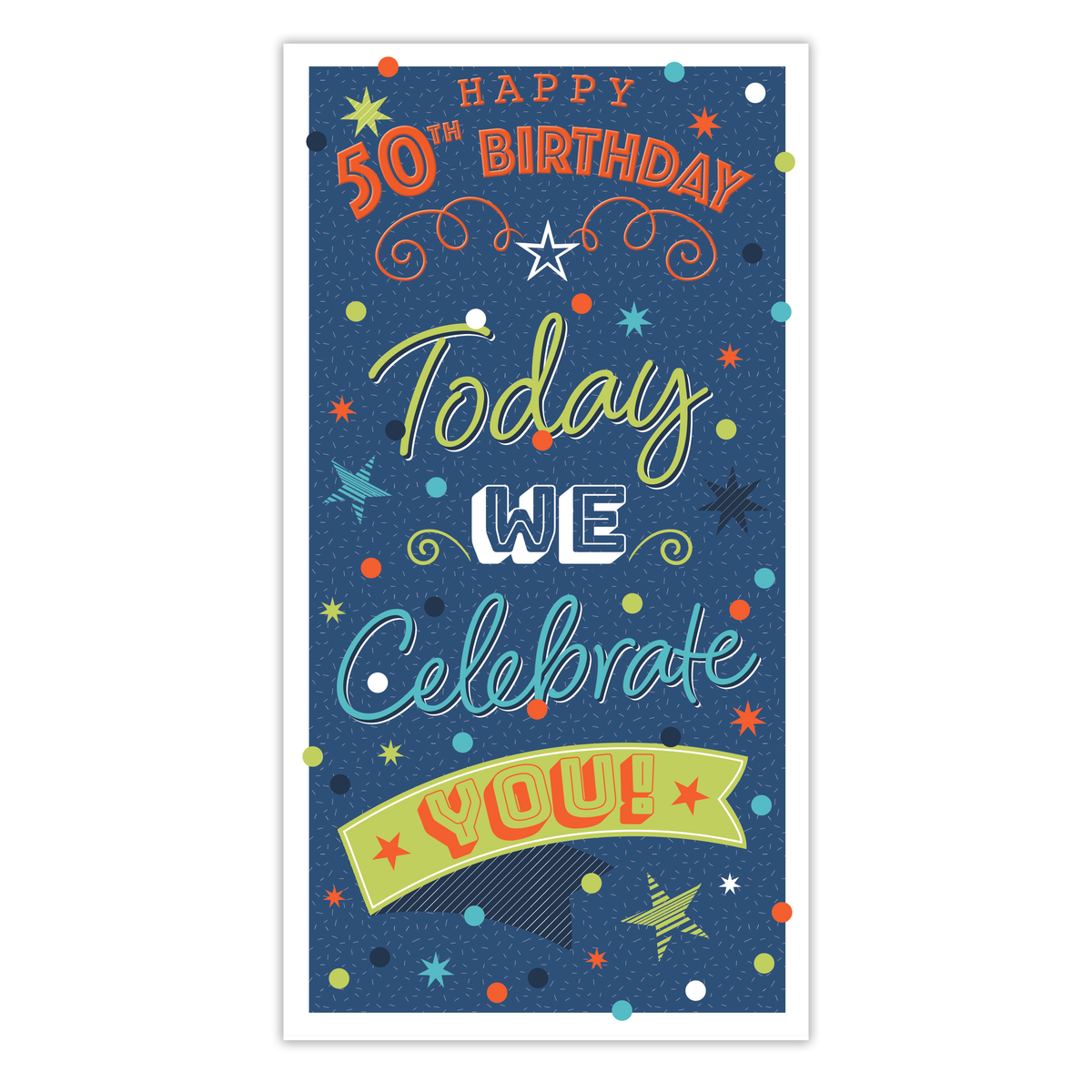 6pk Cards C55 Birthday Age 50 - Tiger Feet Ireland