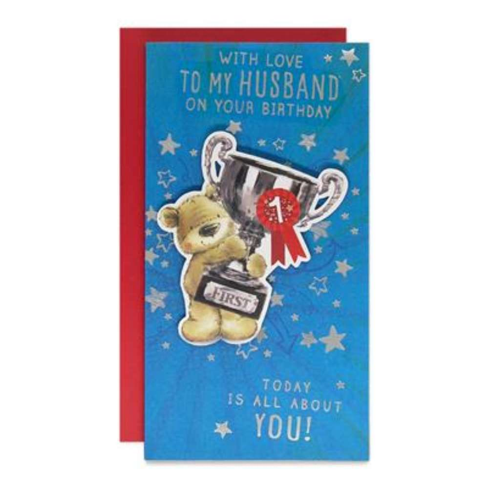 6pk Cards C55 Birthday Husband - Tiger Feet Ireland