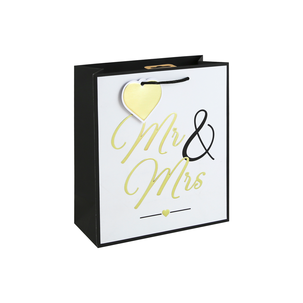 6pk Gift Bag Mr & Mrs Medium - Tiger Feet Ireland