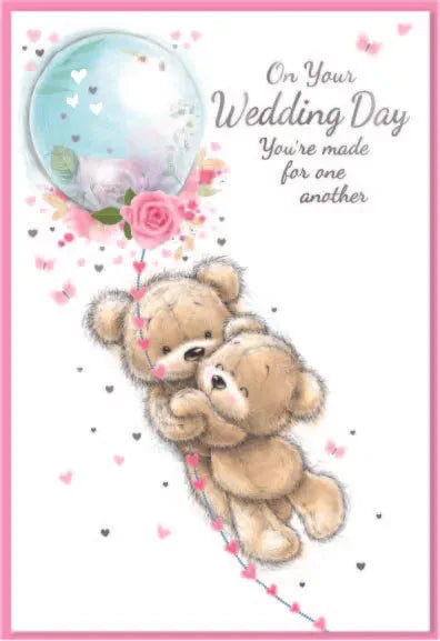 6pk Cards ED C50 Wedding Day Cute Anni - Tiger Feet Ireland