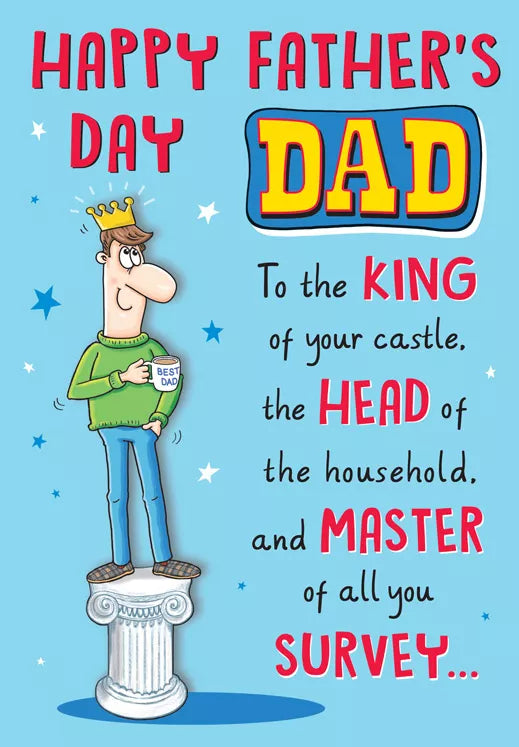 6pk Cards Dad Podium Dad - Tiger Feet Ireland