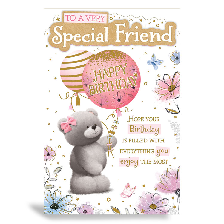6pk Cards C75 Birthday Friend - Tiger Feet Ireland