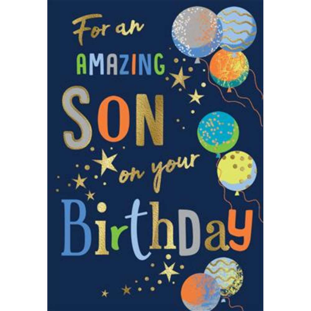 6pk Cards C75 Birthday Son - Tiger Feet Ireland
