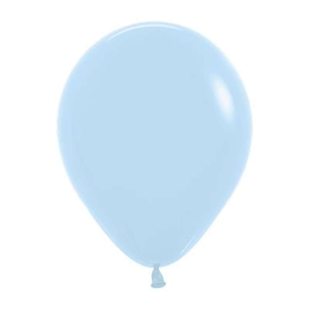 50ct Latex Balloon 12in Pastel Blue Sempertex - Tiger Feet Ireland
