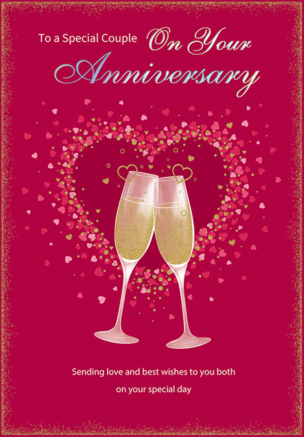 6pk Cards ED C75 Anniversary Your Red Flutes - Tiger Feet Ireland