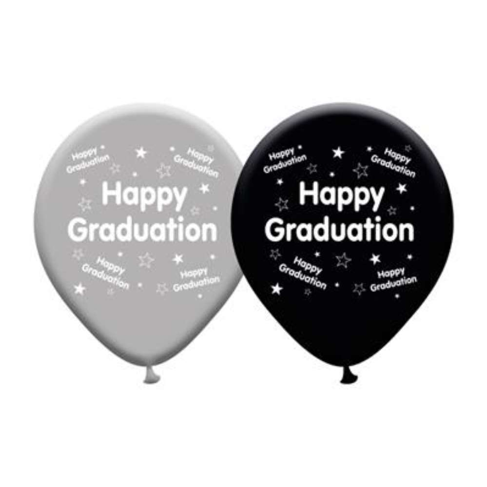 6 x 8pk Latex Balloons Graduation Open - Tiger Feet Ireland