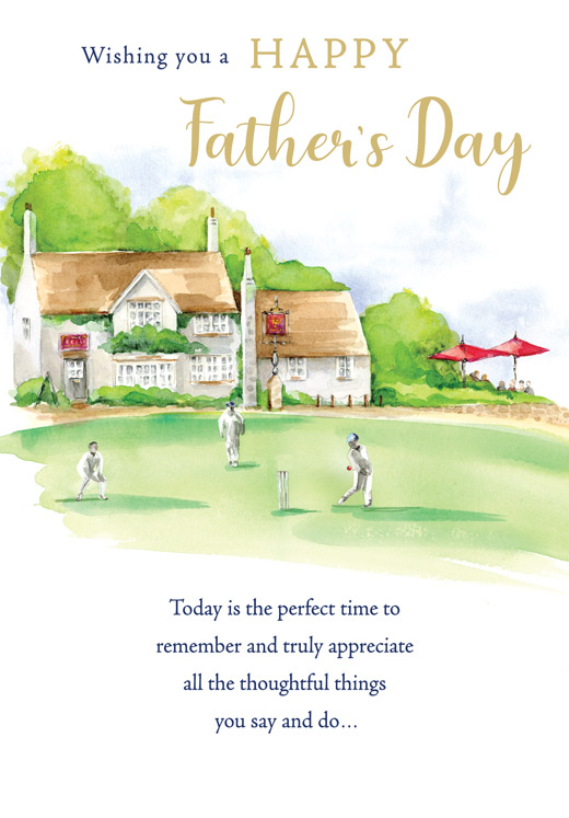 6pk Cards 9x6 Cricket Father'S Day - Tiger Feet Ireland