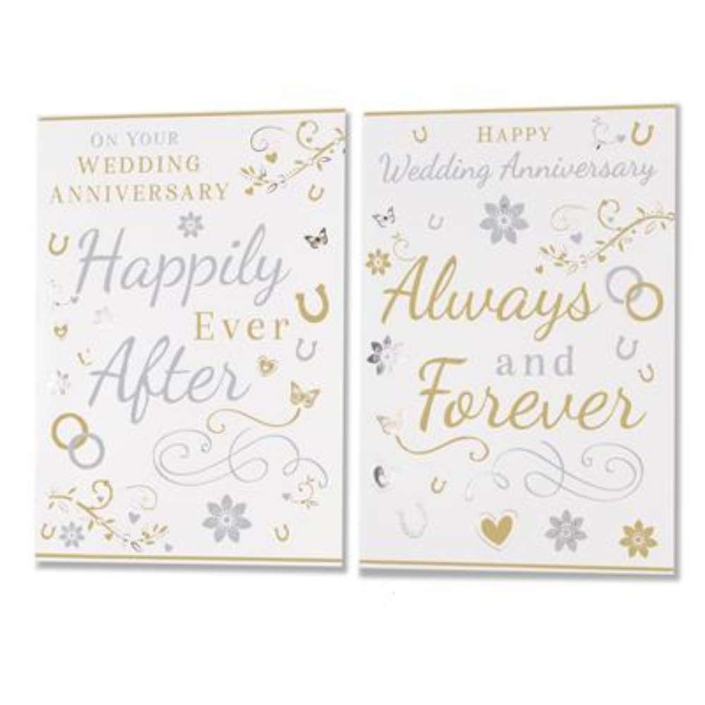 12pk Cards C50 Wedding Anni - Tiger Feet Ireland