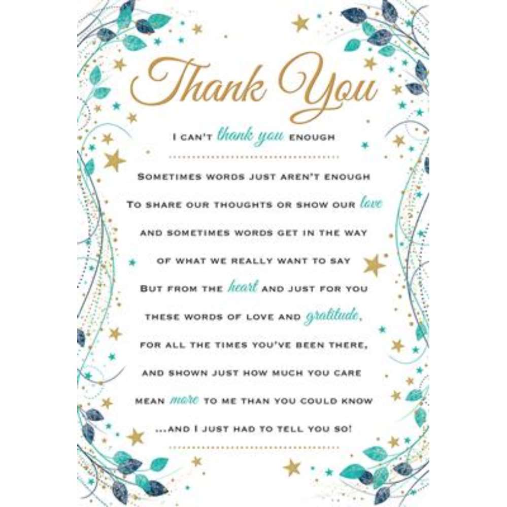 6pk Cards C75 Thank You - Tiger Feet Ireland
