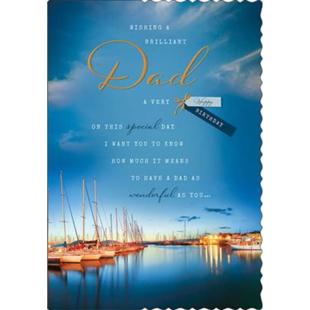 6pk Cards C75 Birthday Dad - Tiger Feet Ireland