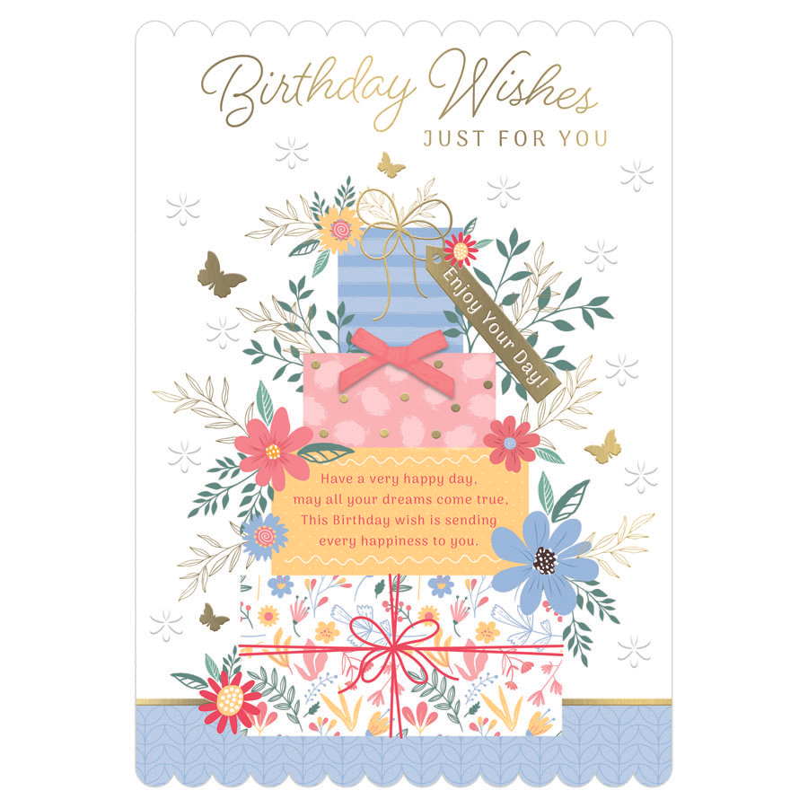 6pk Cards C90 Birthday Open - Tiger Feet Ireland