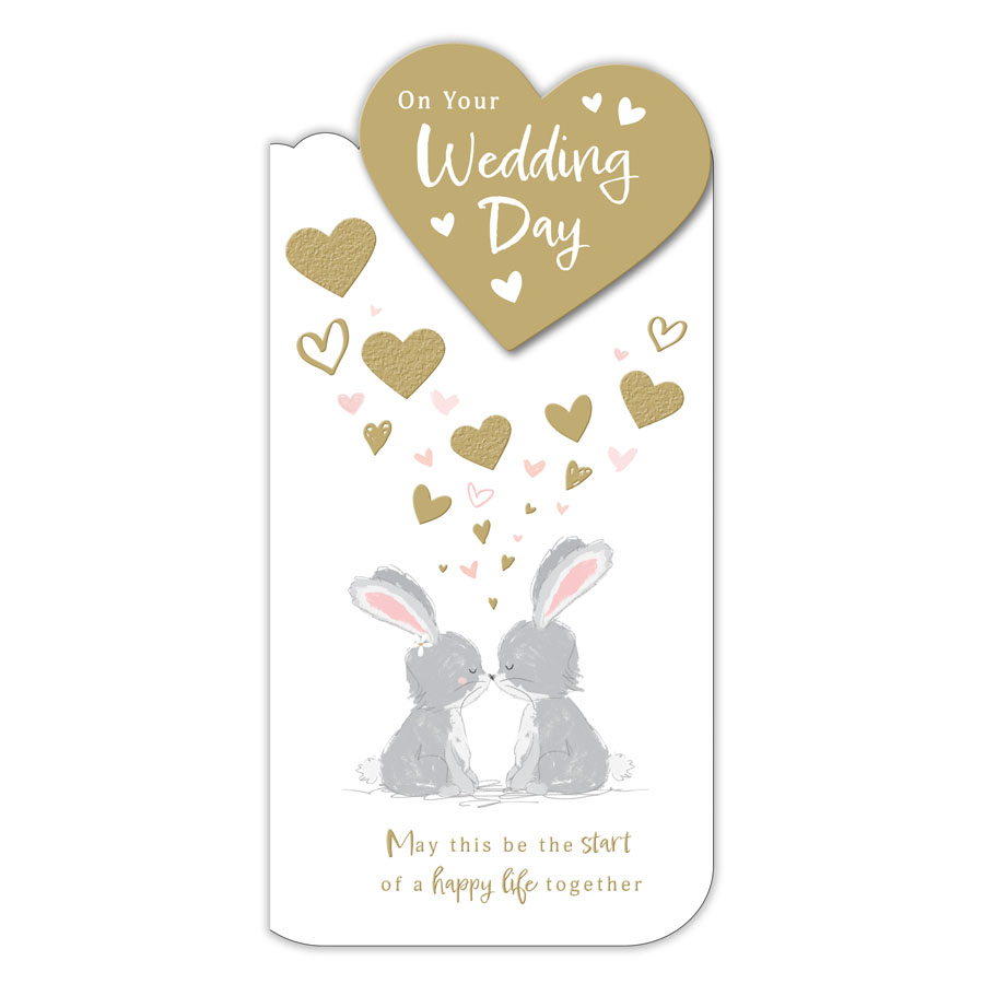 6pk Cards C55 Wedding Day - Tiger Feet Ireland
