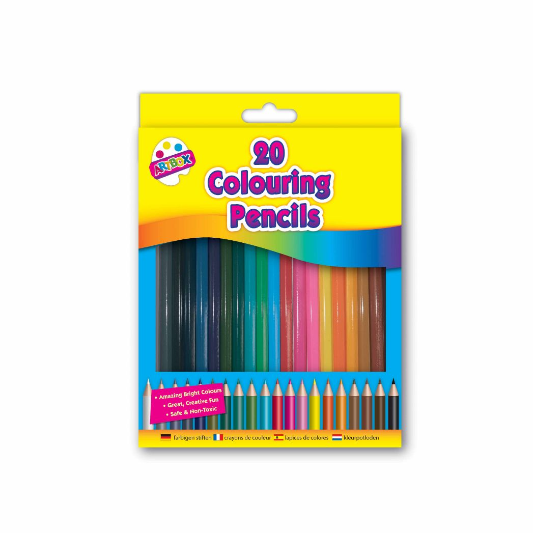 12pk Full Size Colour Pencils - Tiger Feet Ireland