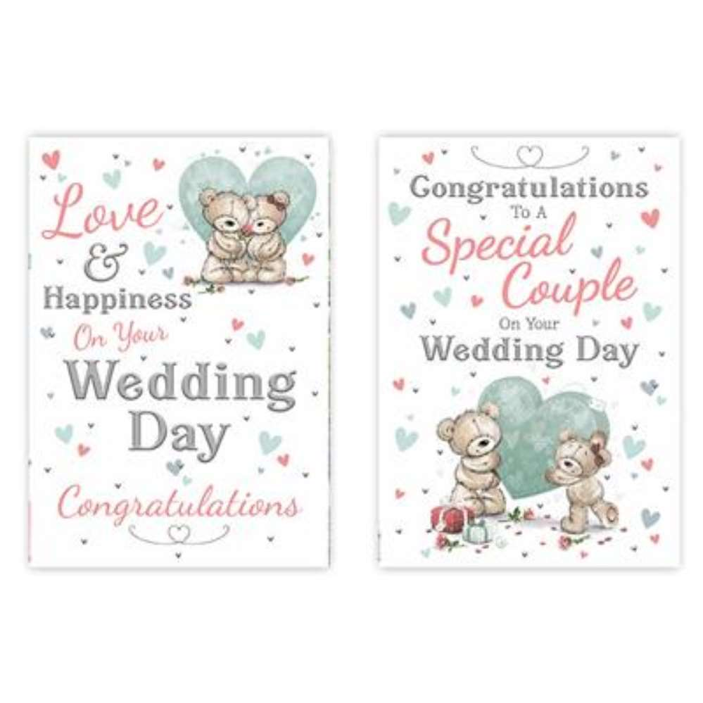 12pk Cards C50 Wedding Day - Tiger Feet Ireland
