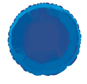 Foil Balloon 18" Round Royal Blue - Tiger Feet Ireland