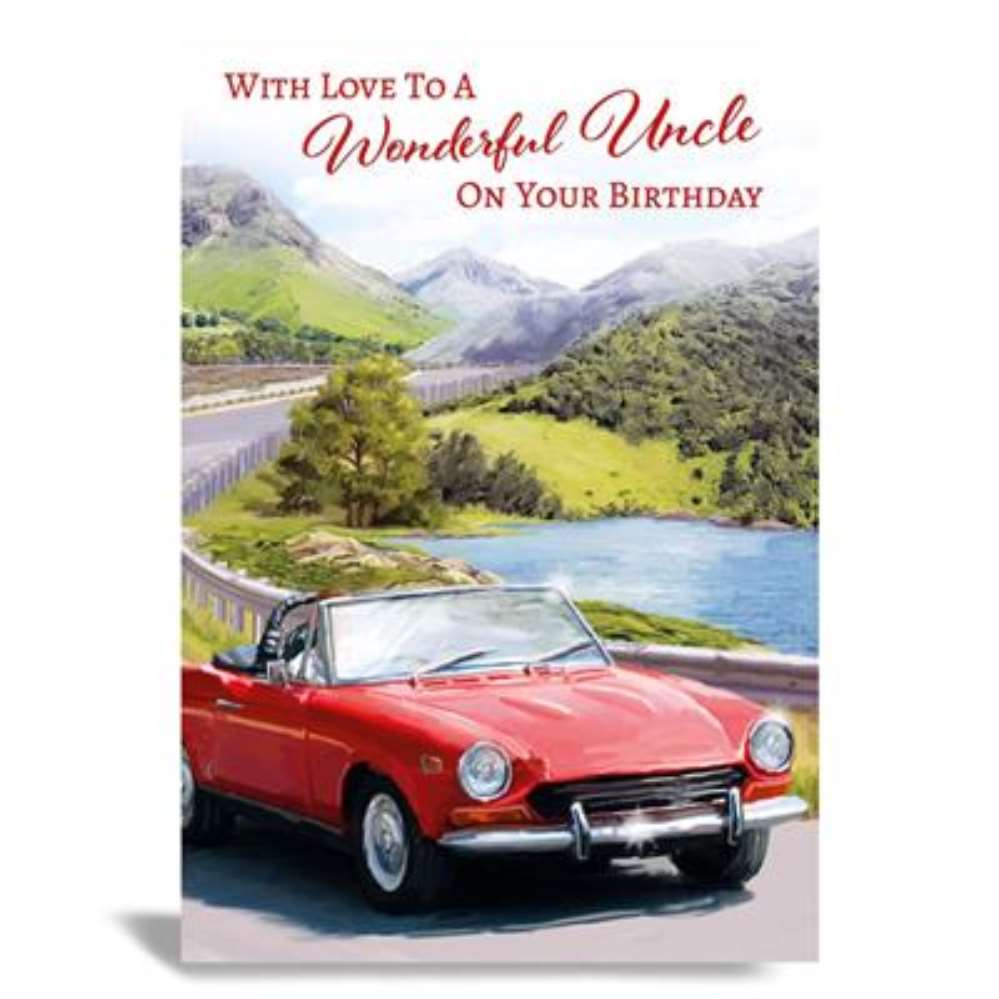 6pk Cards C50 Birthday Uncle - Tiger Feet Ireland