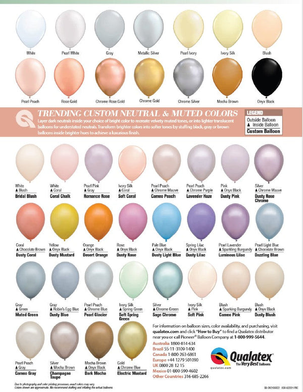 Muted/Nude Colour Charts