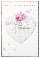 6pk Cards C50 Your Anniversary - Tiger Feet Ireland