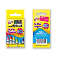 16 Wax Crayons - Tiger Feet Ireland