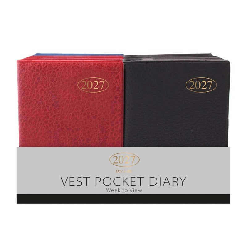 Diary Pocket Week To View Commercial 30pk