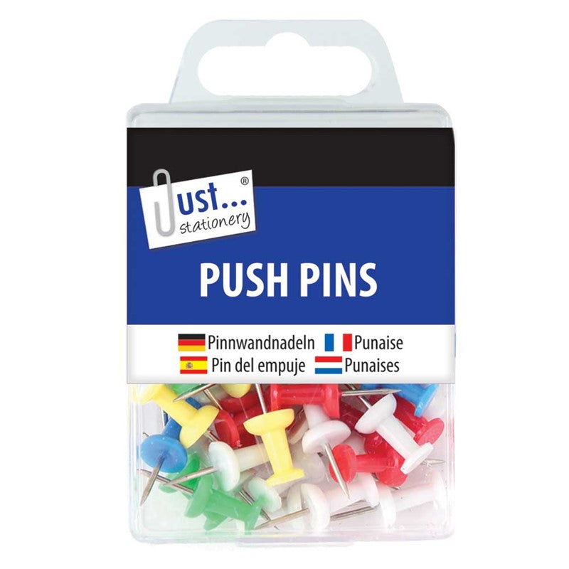 Push Pins Assorted Colours Appx 50 - Tiger Feet Ireland