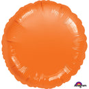 Foil Balloon 18" Round Metallic Orange - Tiger Feet Ireland