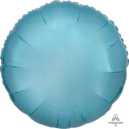 Foil Balloon Solid Colour Pastel Blue