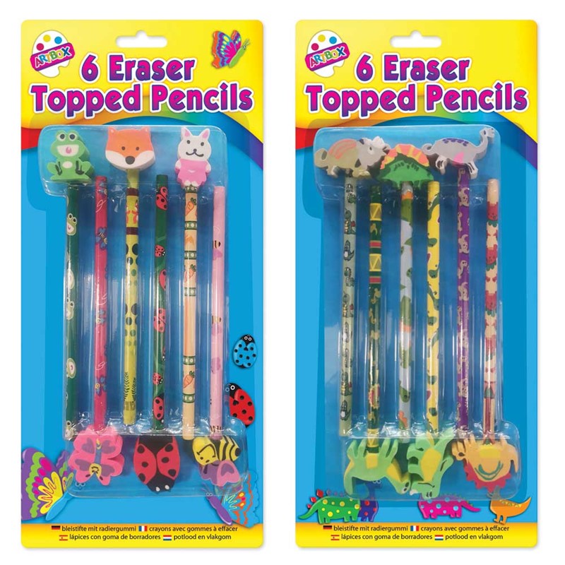 Novelty Eraser Top Pencils - Tiger Feet Ireland