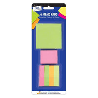 Neon Sticky Notes Assorted Colours - Tiger Feet Ireland