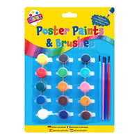 Poster Paints & Brushes - Tiger Feet Ireland