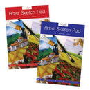 6pk A4 Sketch Pad 60sheet - Tiger Feet Ireland