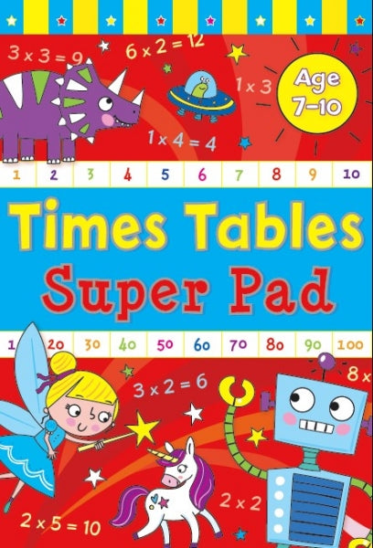 Times Tables Super Pad - Tiger Feet Ireland