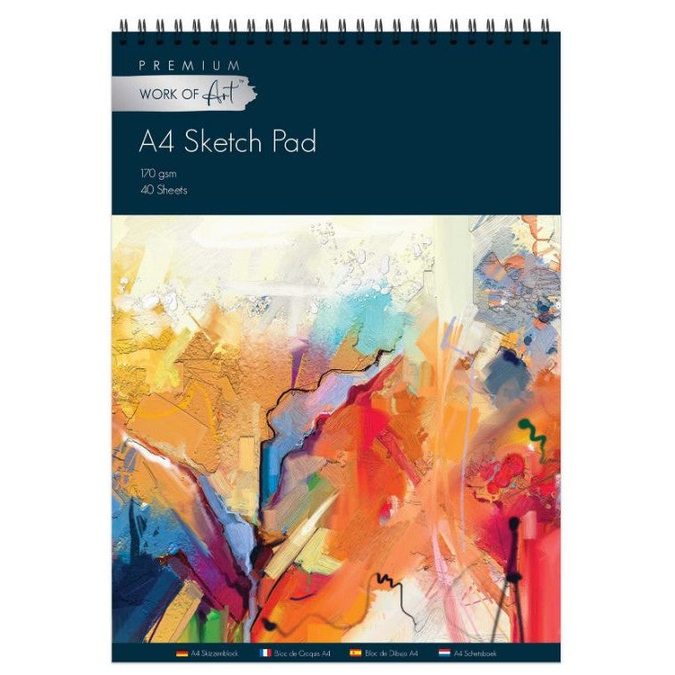 6pk A4 Artists Sketch Pad - Tiger Feet Ireland