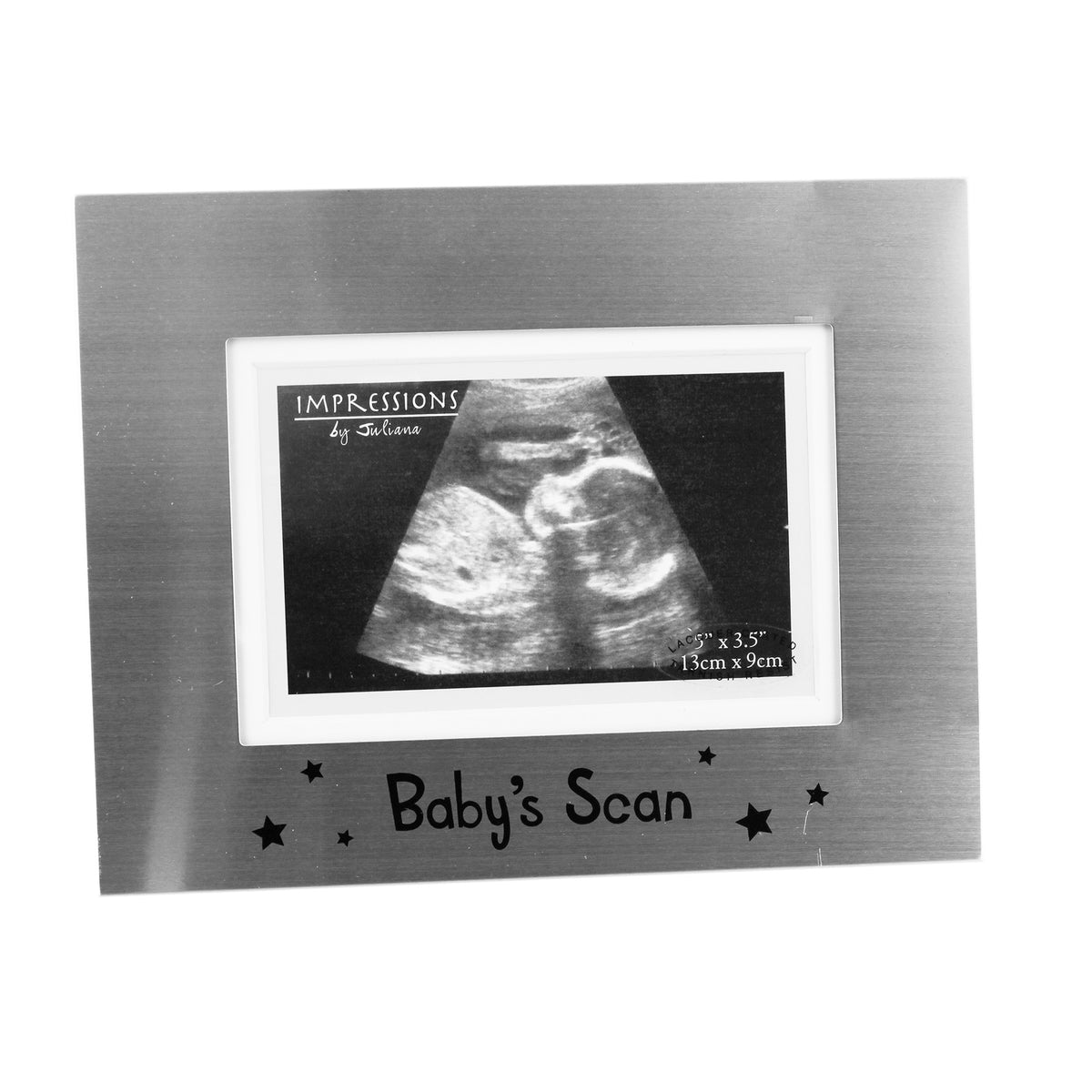 Aluminium Photo Frame Baby's Scan 5"x3.5" - Tiger Feet Ireland