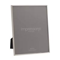 Silverplated Photo Frame Oblong Thin 8"x10" - Tiger Feet Ireland