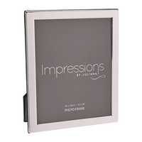 Silverplated Photo Frame Flat Edge 8"x10" - Tiger Feet Ireland