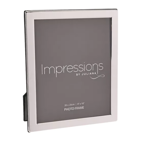 Silverplated Photo Frame Flat Edge 8"x10