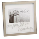 Box Frame 6"x4" with Mirror Print 80th - Tiger Feet Ireland