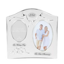 Photo Frame  Silver Plated Double Anniversary 25th - Tiger Feet Ireland