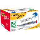 12pk BIC Velleda 1751 Whiteboard Marker Red - Tiger Feet Ireland