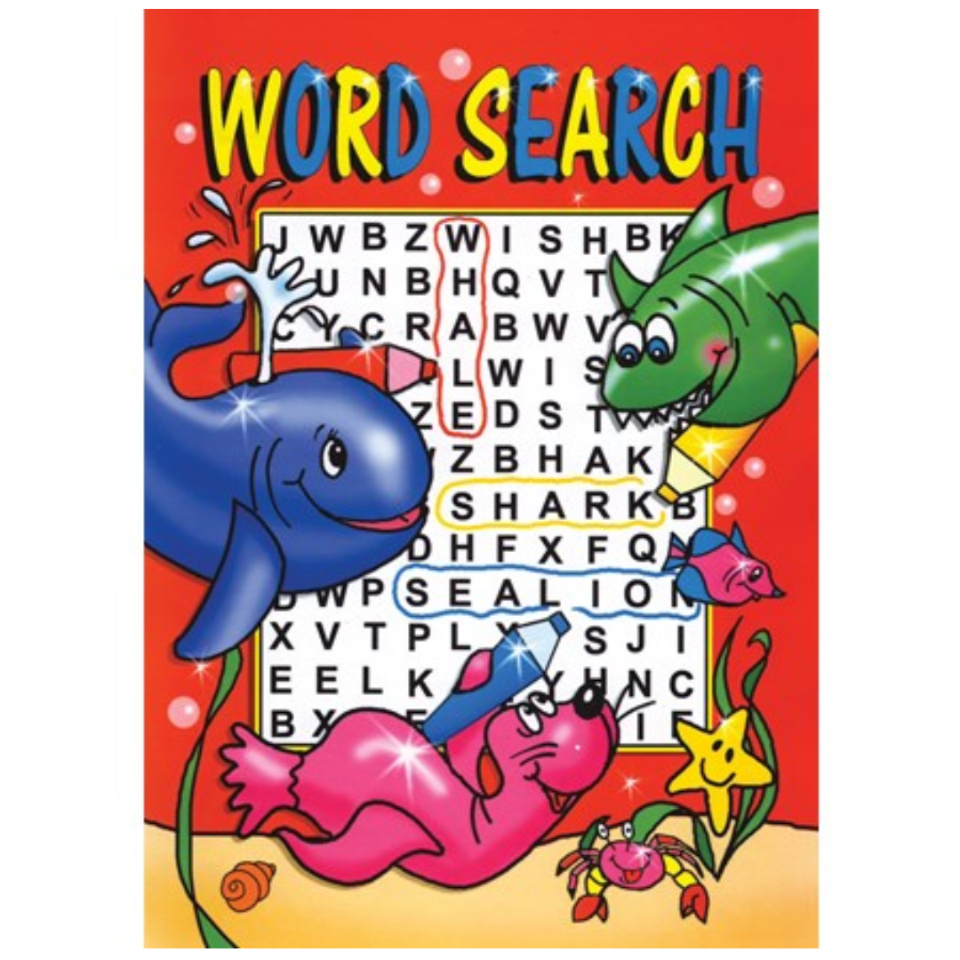 12pk Word Search Book 4asstd - Tiger Feet Ireland